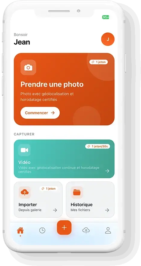 Application Certifiles — Certification de photos, vidéos et PDF sur smartphone